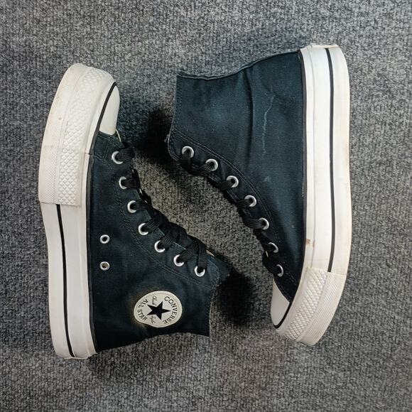 Converse Chuck Taylor All Star Lift Platform Women Size 9 Black High Top - Picture 5 of 10